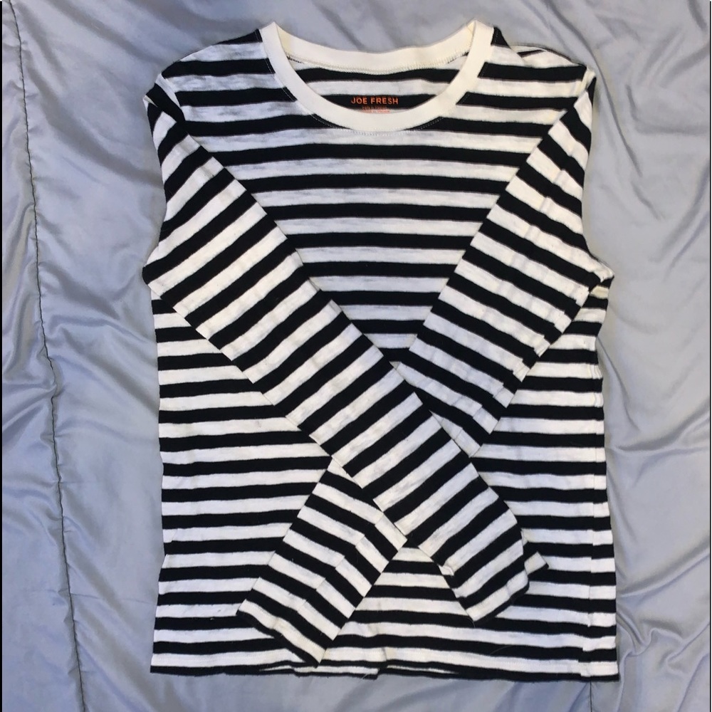 Joe Fresh long-sleeve striped shirt